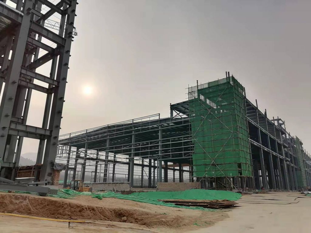 濟南恒譽高端環保裝備制造產業園鋼結構廠房